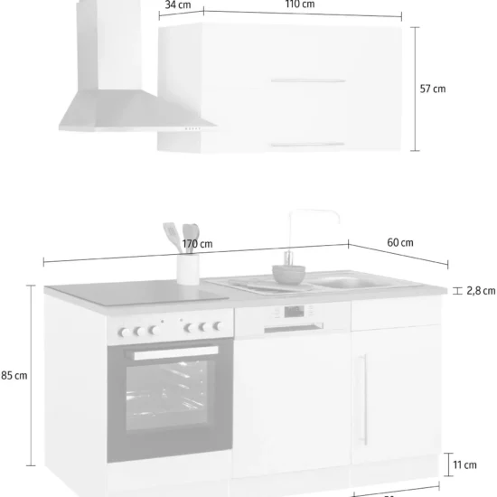 Küchenzeile KS-Samos KOCHSTATION – modernes Design – Bild 6