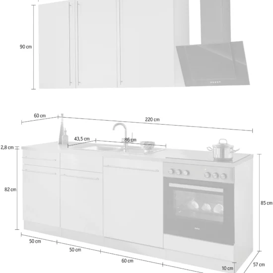 Küche Chicago wiho kitchens – elegantes Design – Bild 5