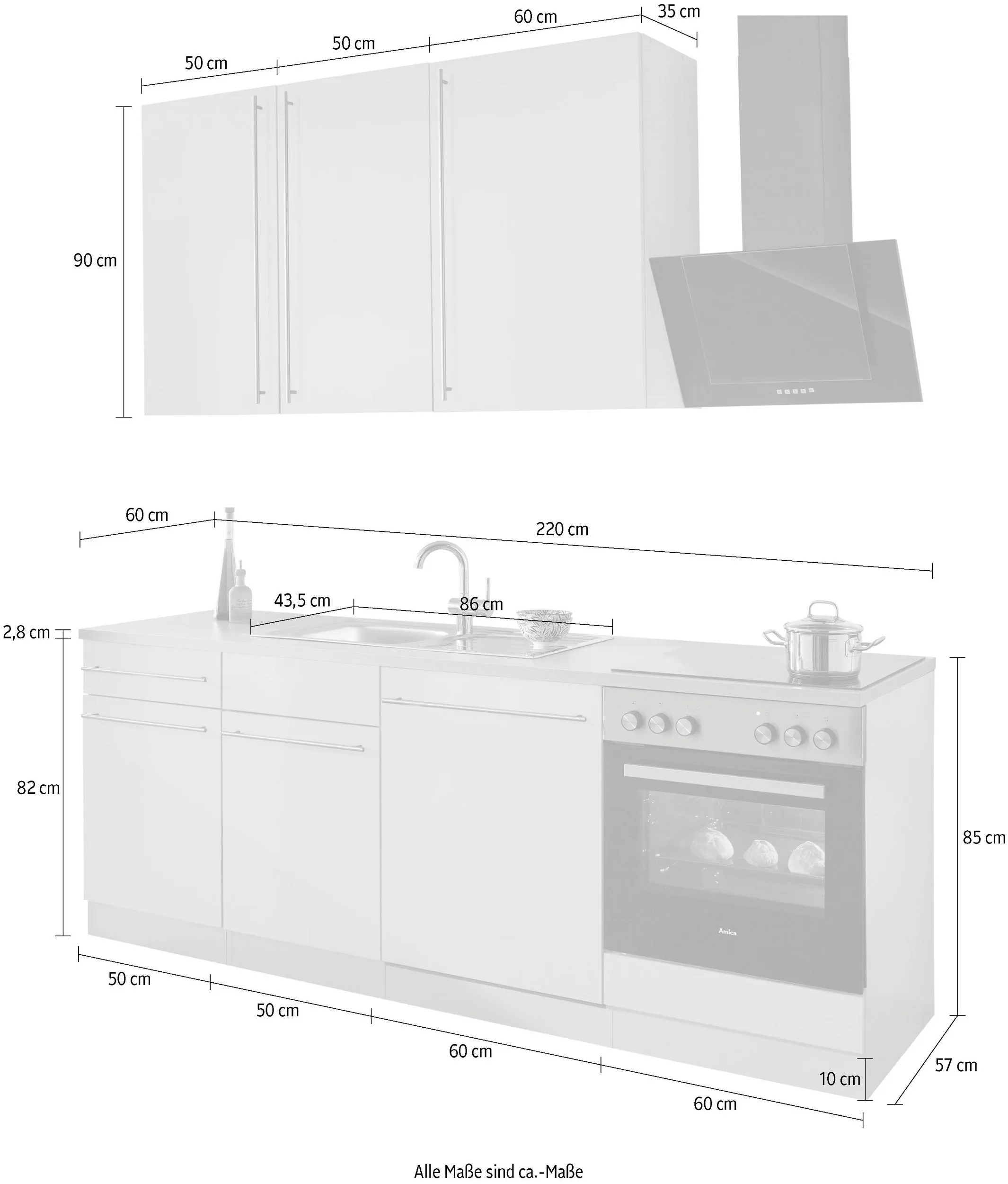Küche Chicago wiho kitchens – elegantes Design – Bild 5