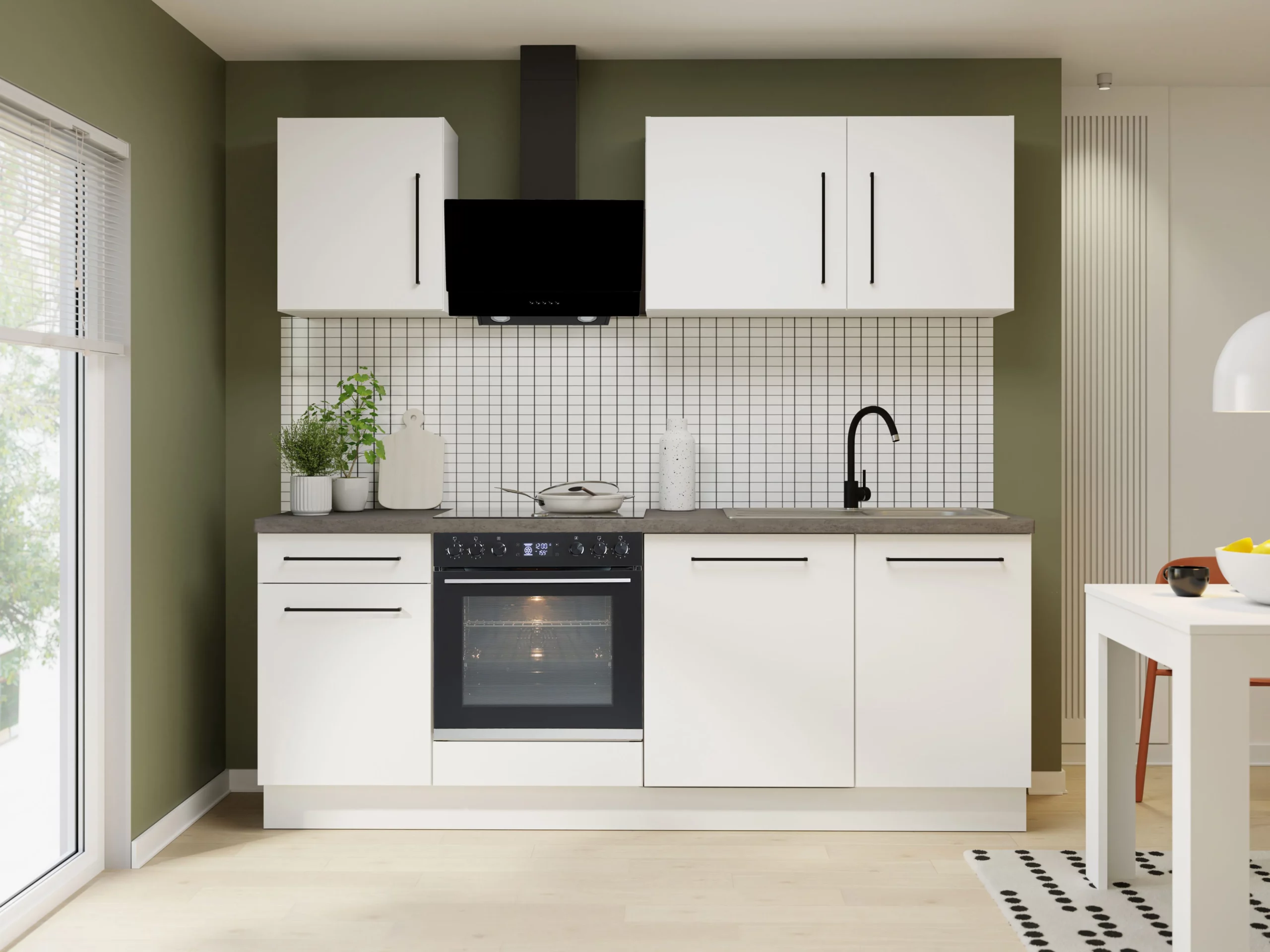 Küchenzeile Kochstation KS-Nova – nordisches Design – Bild 5