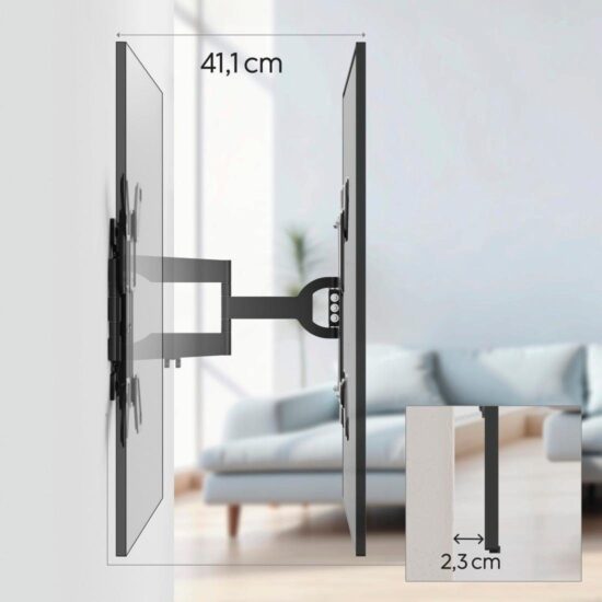Vollbewegliche OLED-Wandhalterung – 37–90 Zoll, 120° schwenkbar, neigbar, – Bild 6