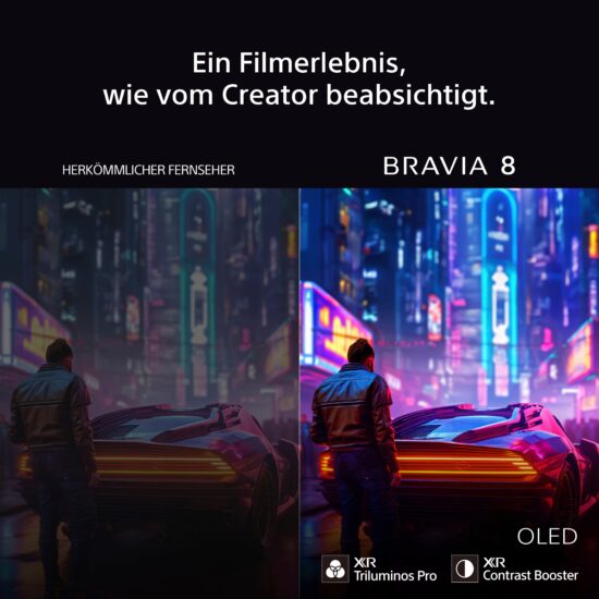 Fernseher Sony BRAVIA 8 – 4K OLED Smart TV mit XR Prozessor – Bild 6