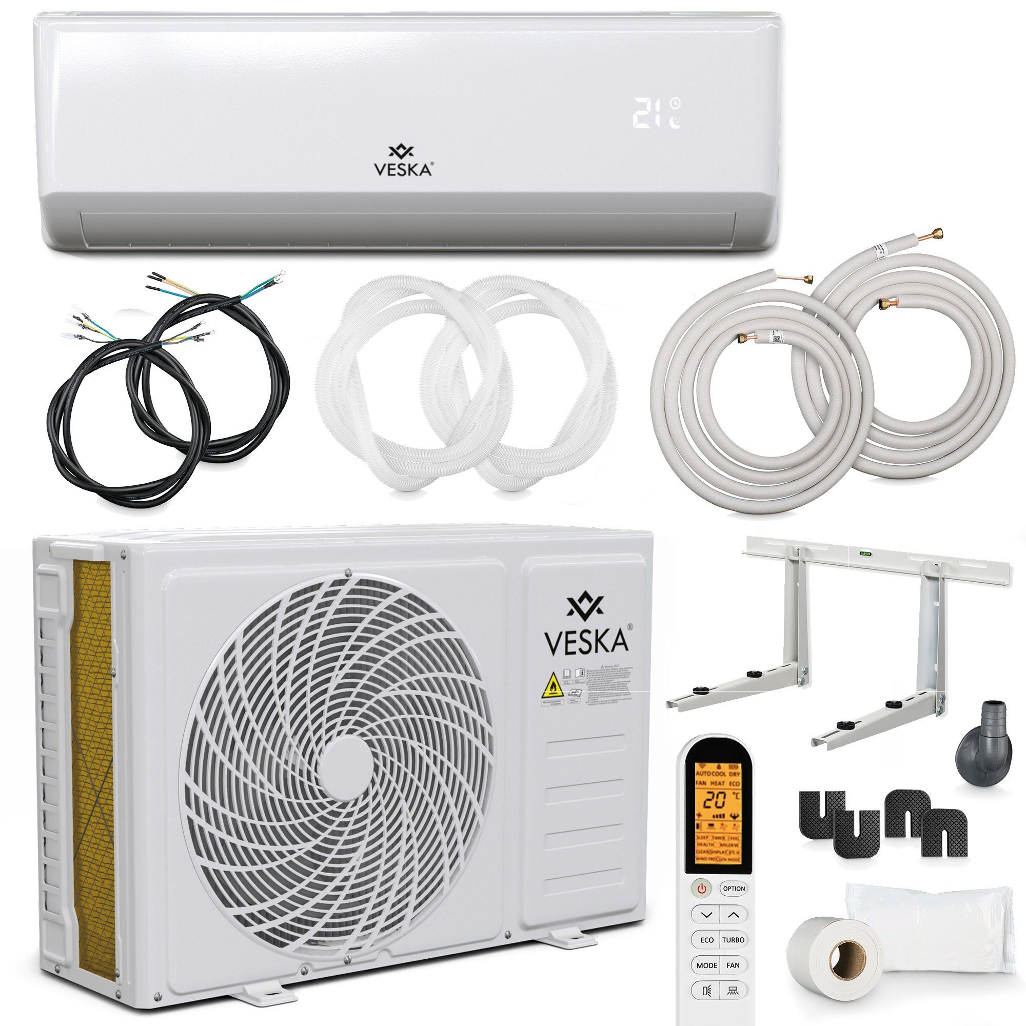Split-Klimaanlage VESKA® VSK33-12000BTU – Intelligente Klimatisierung – Image 1