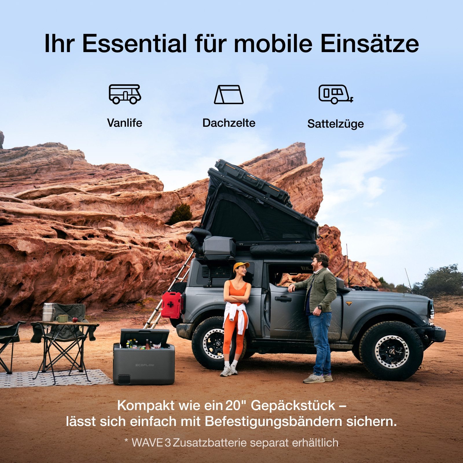 Mobile Klimaanlage EcoFlow WAVE 3 – Leistungsstarke Kühlung und Heizung für unterwegs – Bild 7
