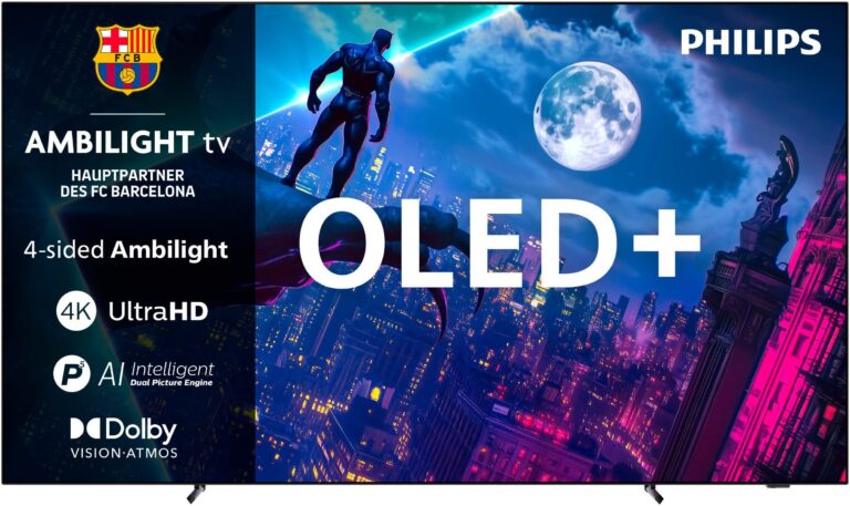 Fernseher Philips OLED950 – 4K OLED+ Smart TV mit 4-seitigem Ambilight
