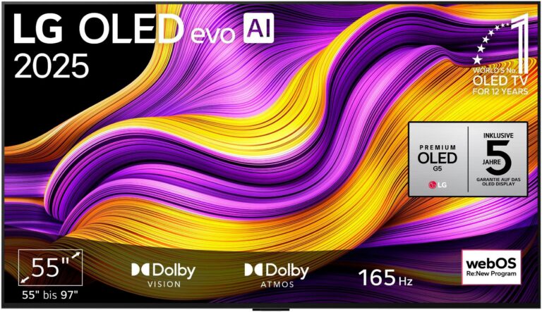 Fernseher LG OLED55G49LA – 55" 4K OLED evo AI TV