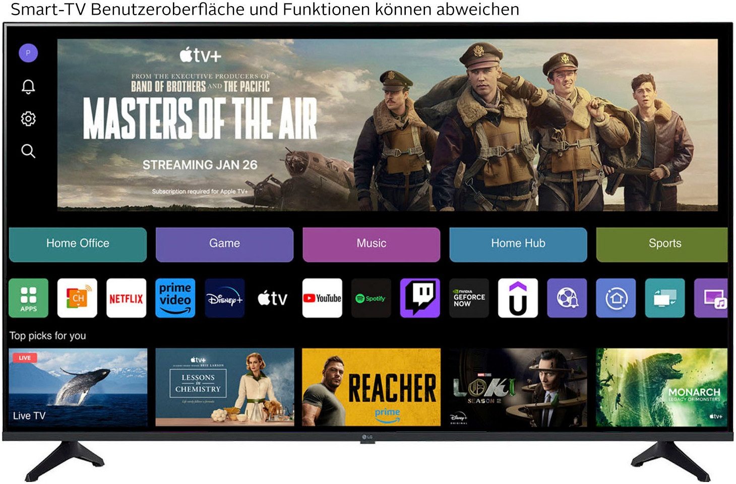 Fernseher LG UHD 43UR78006LK 43 Zoll 4K Smart TV – Bild 6