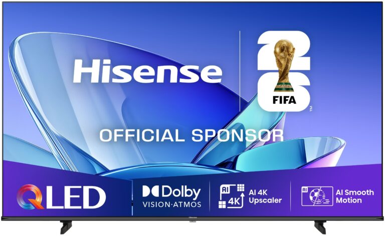 Fernseher Hisense E77Q 4K QLED Smart TV – Quantum Dot Colour, AI Smooth Motion