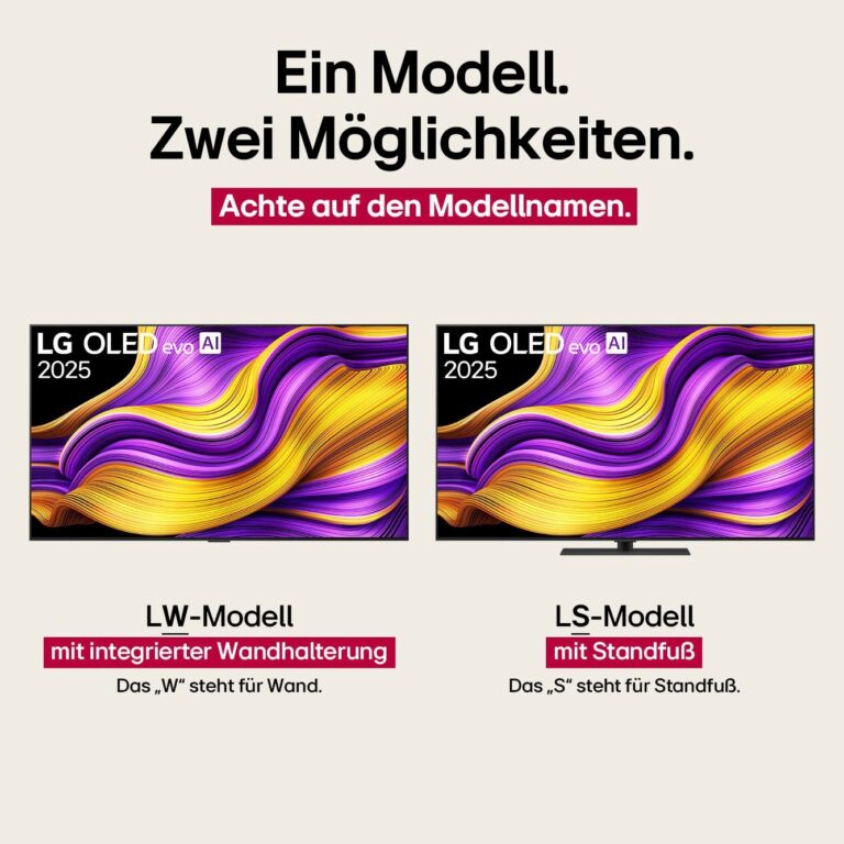 Fernseher LG OLED evo G5 65 Zoll – 4K OLED AI TV
