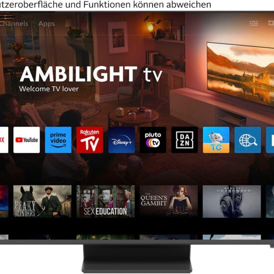 Philips PUS8600 – 3-seitiges Ambilight, QLED mit HDR10+, Dolby Atmos – Bild 8
