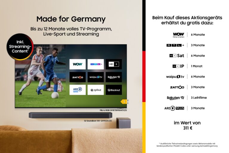 Samsung Neo QLED 4K QN90F – Mini LED 4K AI TV mit Neo Quantum HDR+