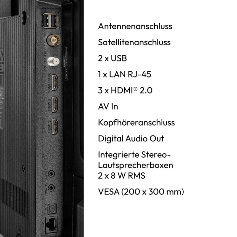 MEDION LIFE X8502508 MD850601 – 50 Zoll 4K QLED Smart TV