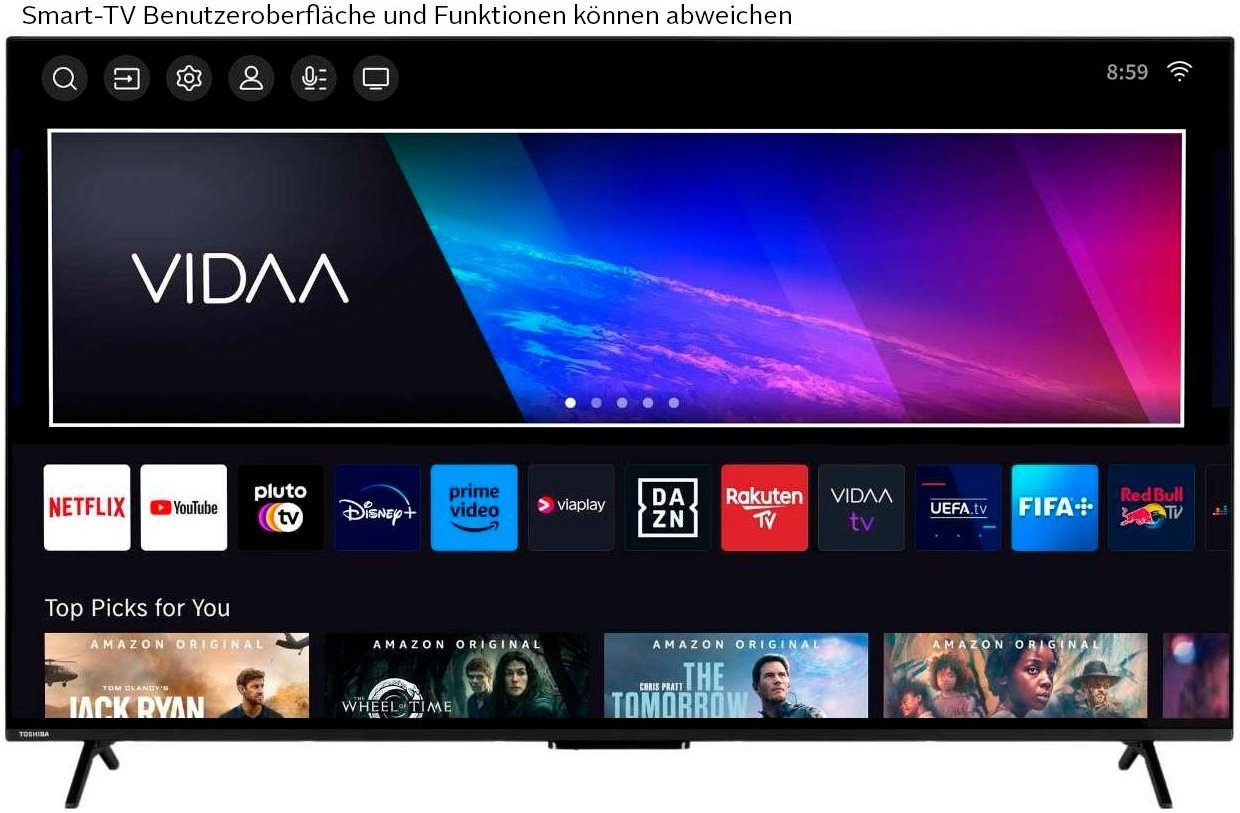 Toshiba 65 Zoll QLED 4K Smart TV – Ultra HD QLED Flat TV mit Triple Tuner – Bild 7