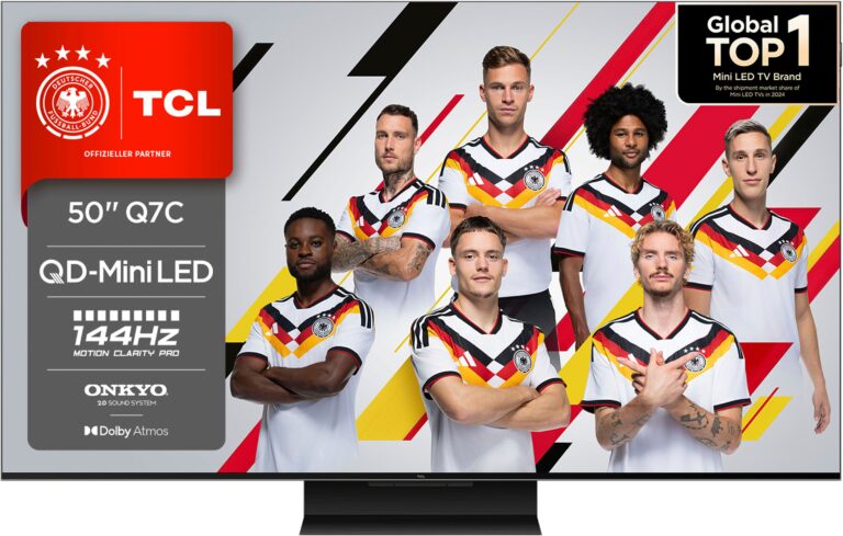 Fernseher TCL 50Q7CX1 50" – QD-Mini-LED mit 144 Hz, HDR10+ Dolby Vision,