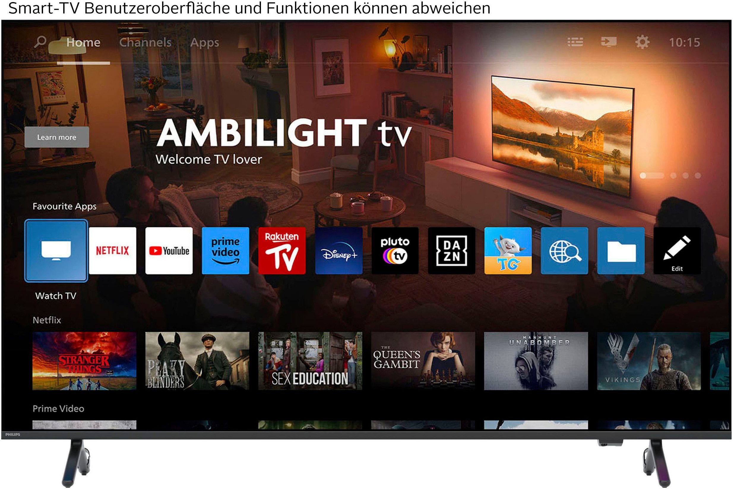 Fernseher Philips MLED910 – QD MiniLED, P5 Perfect Picture Engine – Bild 1