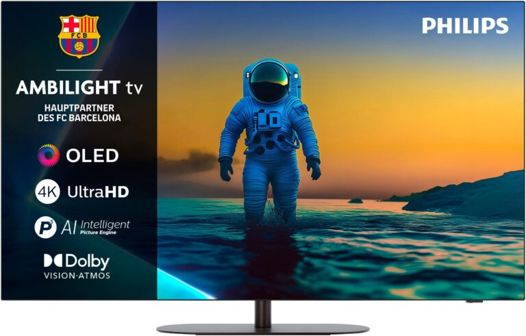 Fernseher Philips OLED810 – 4K OLED Smart TV mit 3-seitigem Ambilight