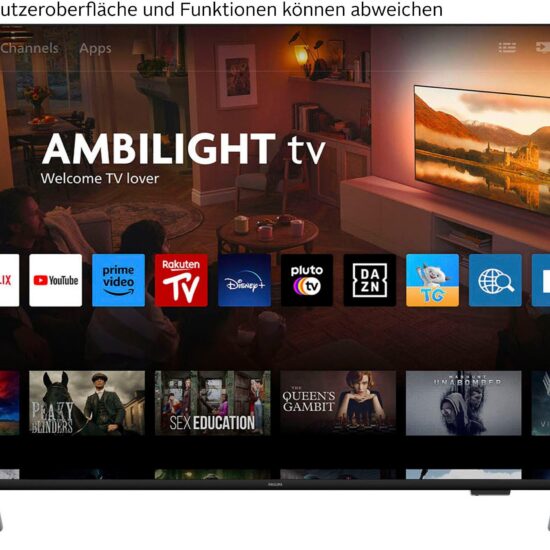 Smart TV Philips 75PUS8500/12 – 75 Zoll 4K LED mit 3-seitigem Ambilight, – Bild 6