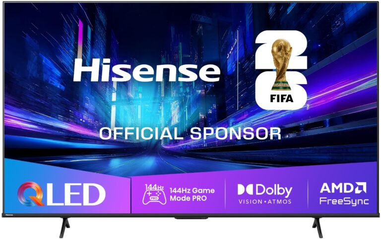 Hisense QLED 4K E77Q PRO – Quantum Dot Colour,