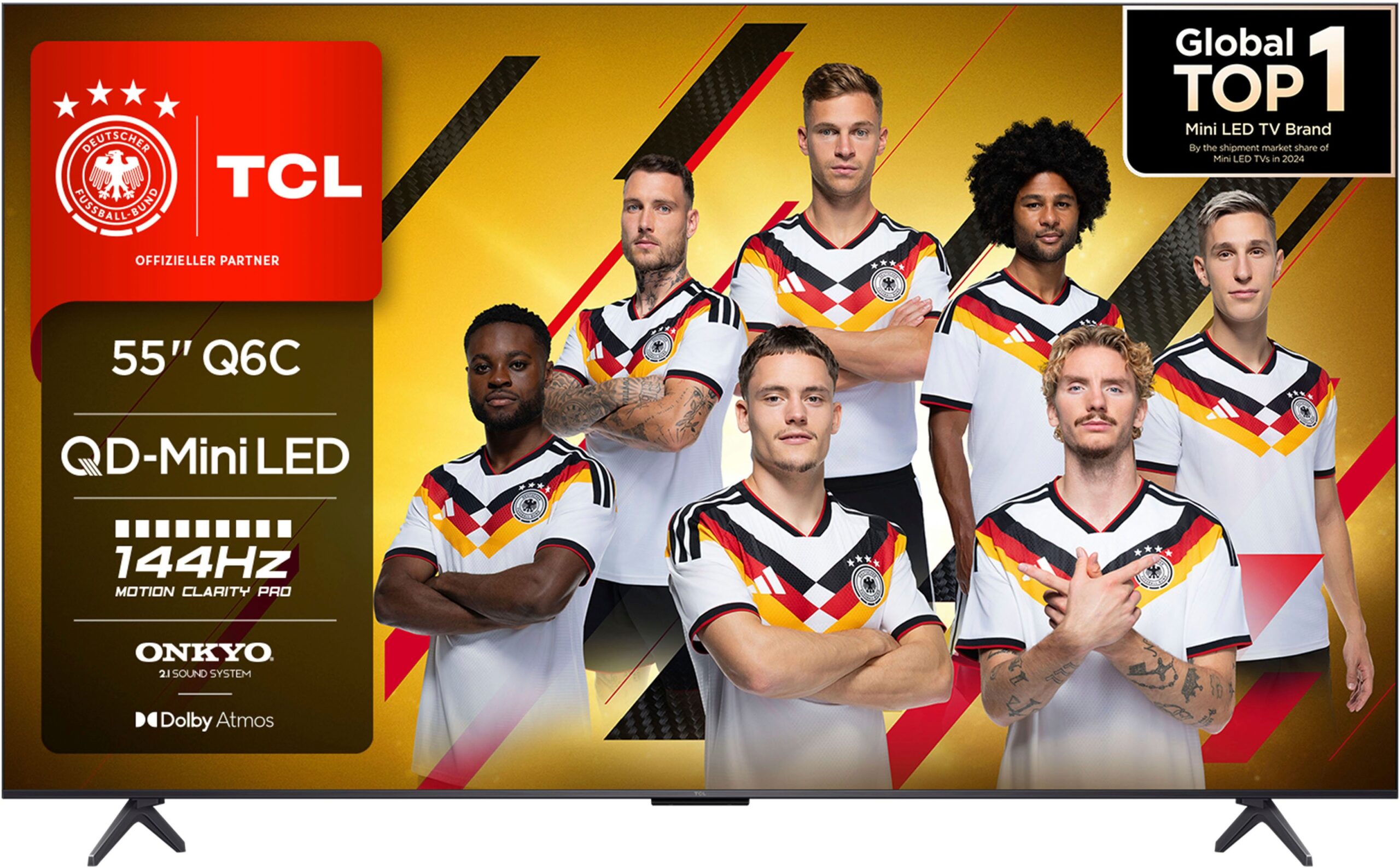 Fernseher TCL 55Q6CX1 55" – QD-Mini-LED QLED mit HDR Multiformat – Bild 1