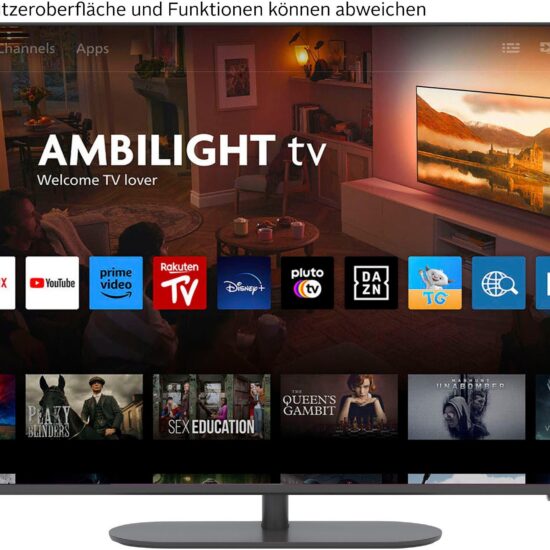 Fernseher Philips PUS9000 – 4K QLED mit 3-seitigem Ambilight, P5 Picture Engine, – Bild 7