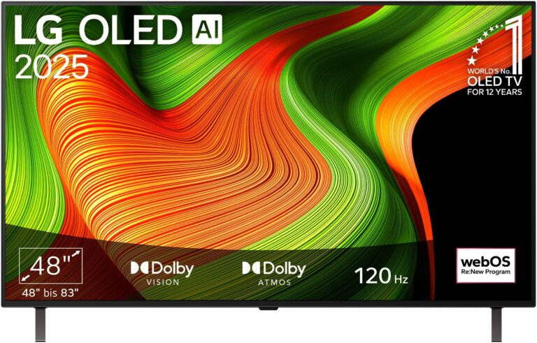 Fernseher LG OLED B5 – 48 Zoll OLED AI TV für pures Heimkinoerlebnis