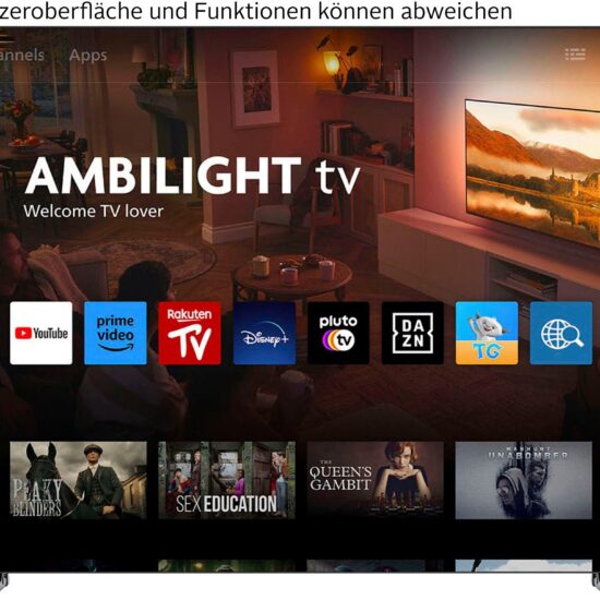 Fernseher Philips 65OLED760 – 65 Zoll OLED TV mit 3-seitigem Ambilight – Bild 1
