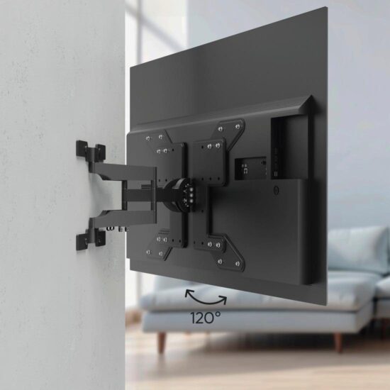 Vollbewegliche OLED-Wandhalterung – 37–90 Zoll, 120° schwenkbar, neigbar, – Bild 8