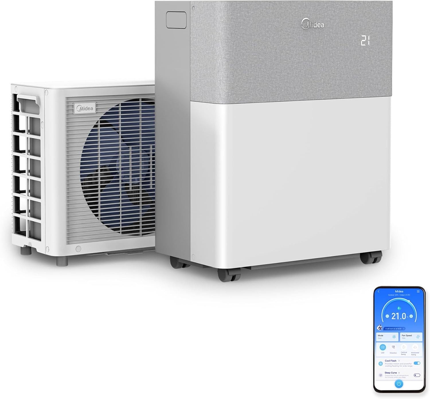 Split-Klimaanlage Midea PortaSplit S0KJE0BF – Flexible 4-in-1 Klimatisierung für jede Jahreszeit – Bild 6