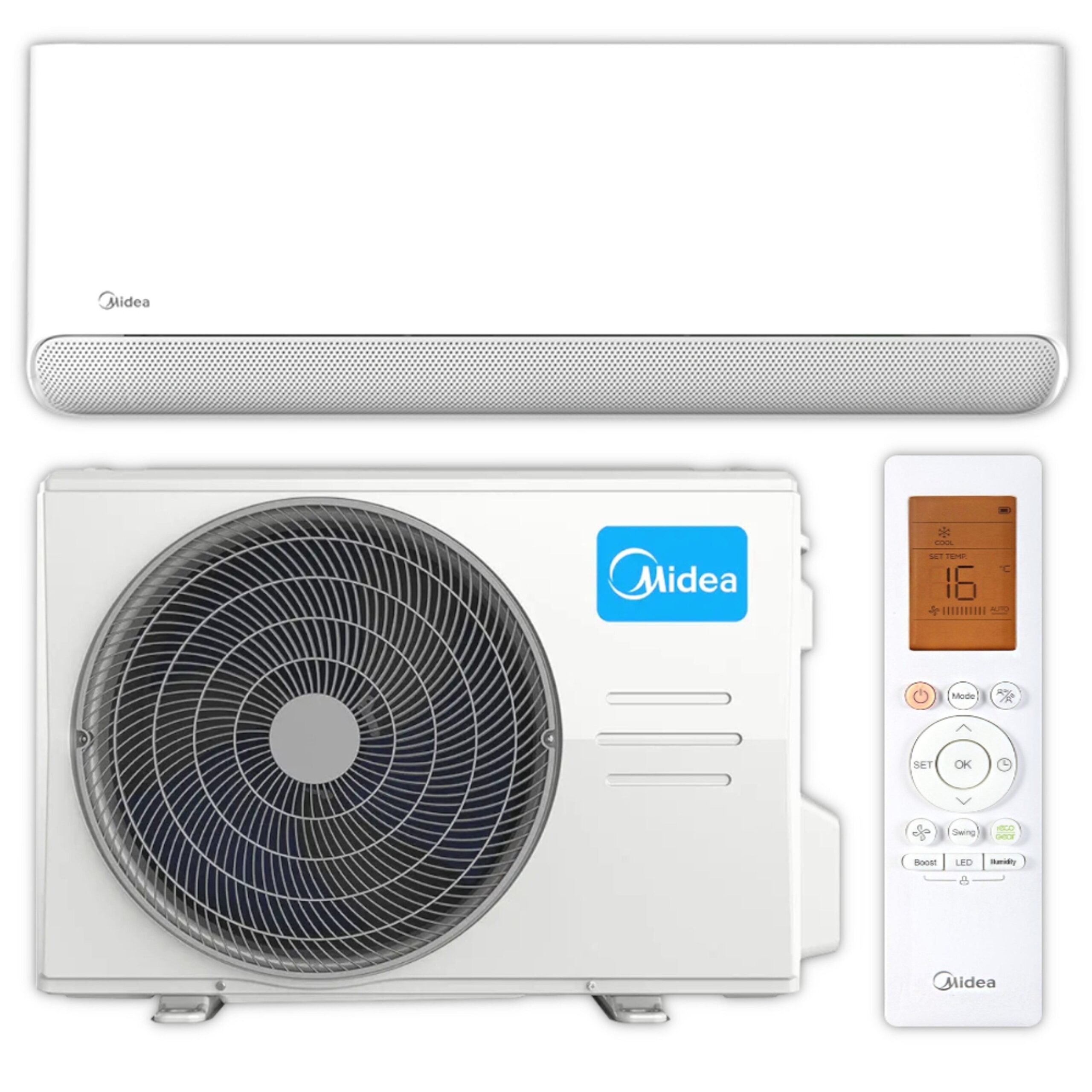Klimaanlage Midea MSCB1BU-09HRFN8-ME + MOX103-09HFN8-ME – Bild 1