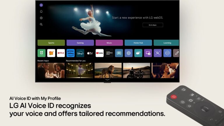 Fernseher LG OLED55G49LA – 55" 4K OLED evo AI TV