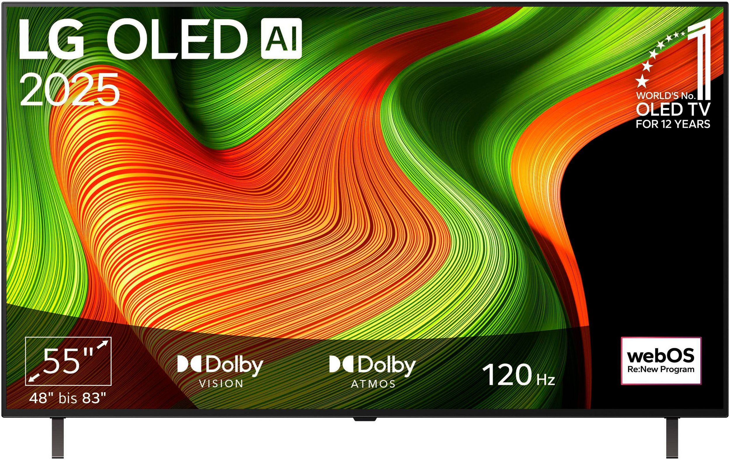 LG OLED AI TV 55 Zoll – Perfektes Schwarz – Bild 1