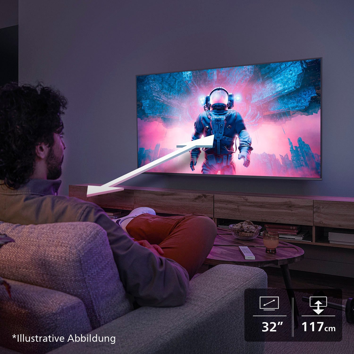 Fernseher Philips 32PHS6000/12 32 Zoll HD LED Smart TV – Bild 7