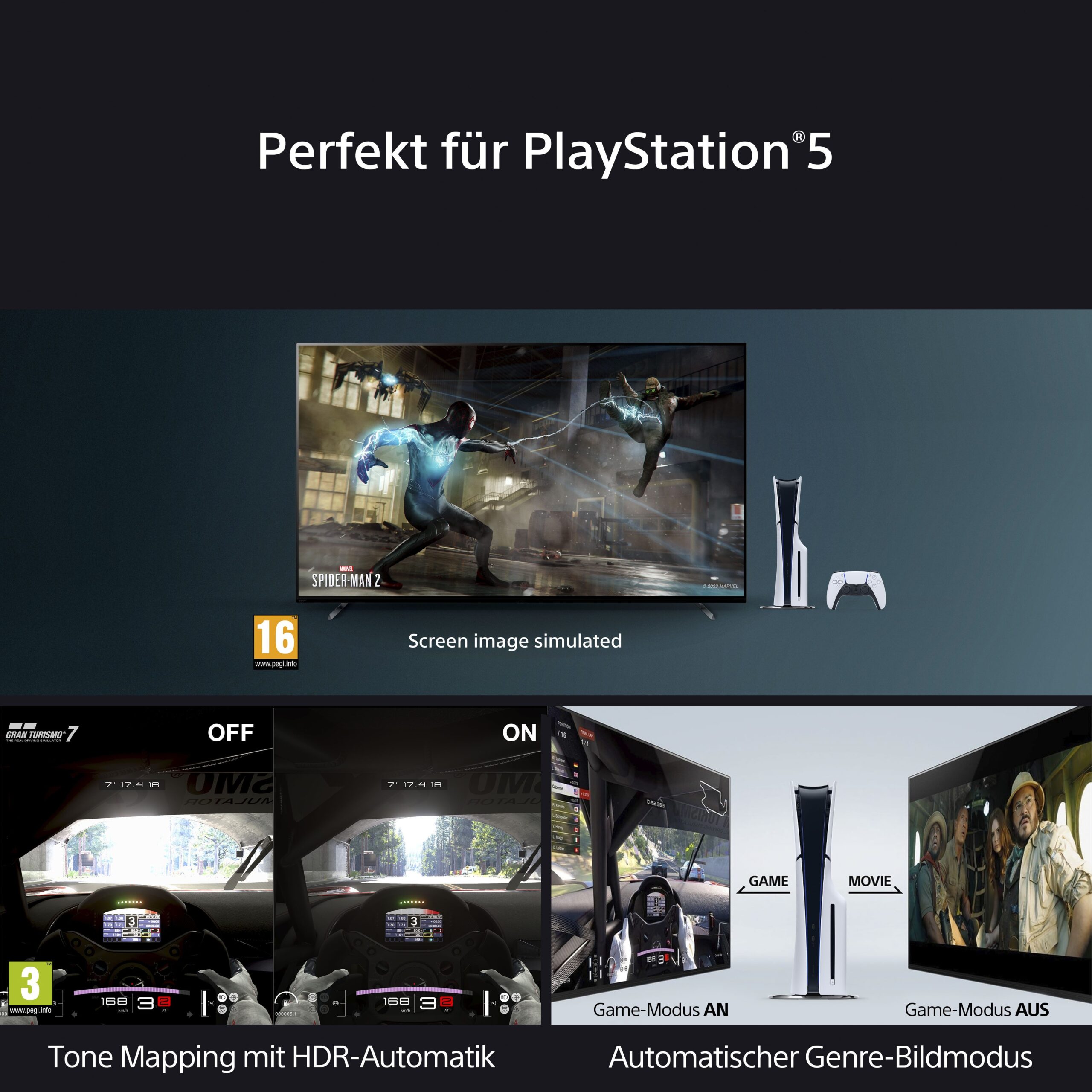 Fernseher Sony BRAVIA 8 – 4K OLED Smart TV mit XR Prozessor – Bild 7