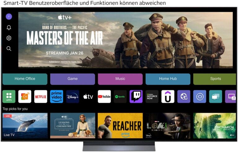 Fernseher LG OLED C5 – 77 Zoll OLED evo AI TV