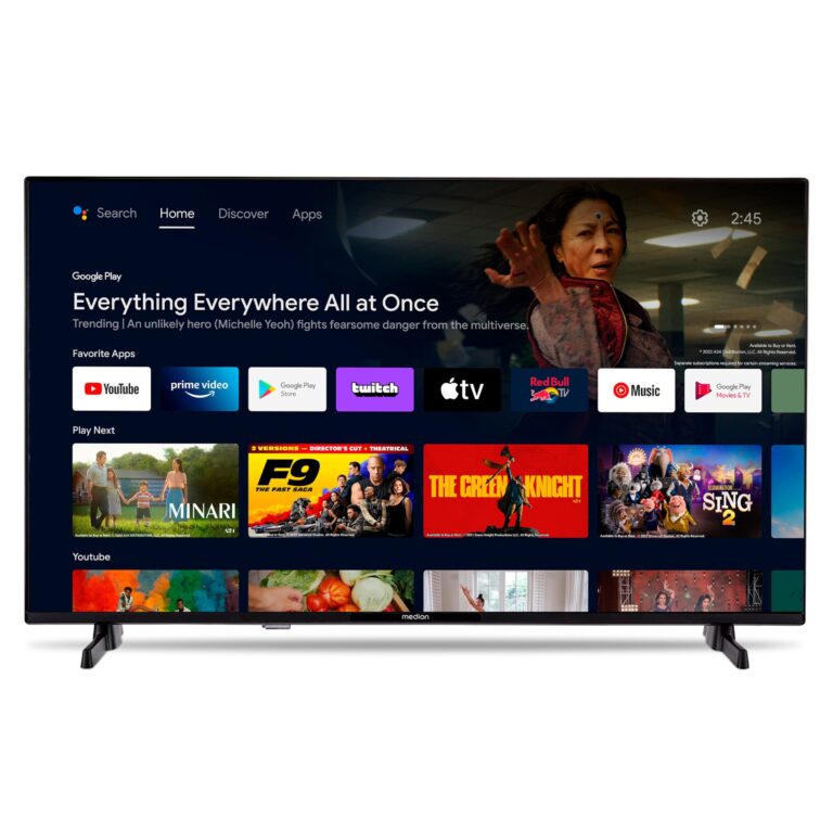 MEDION LIFE P8322500 MD832100 – 32 Zoll Full HD Android Smart TV mit HDR