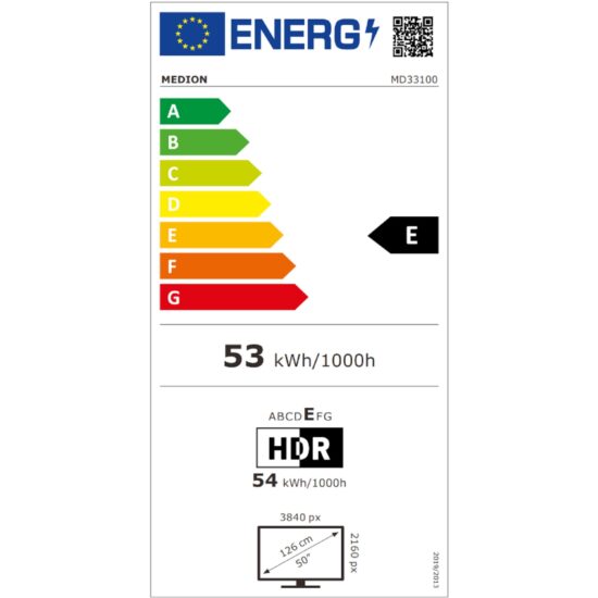 MEDION LIFE X15056 MD33100 – 50 Zoll 4K UHD QLED Smart TV mit HDR10, – Bild 5
