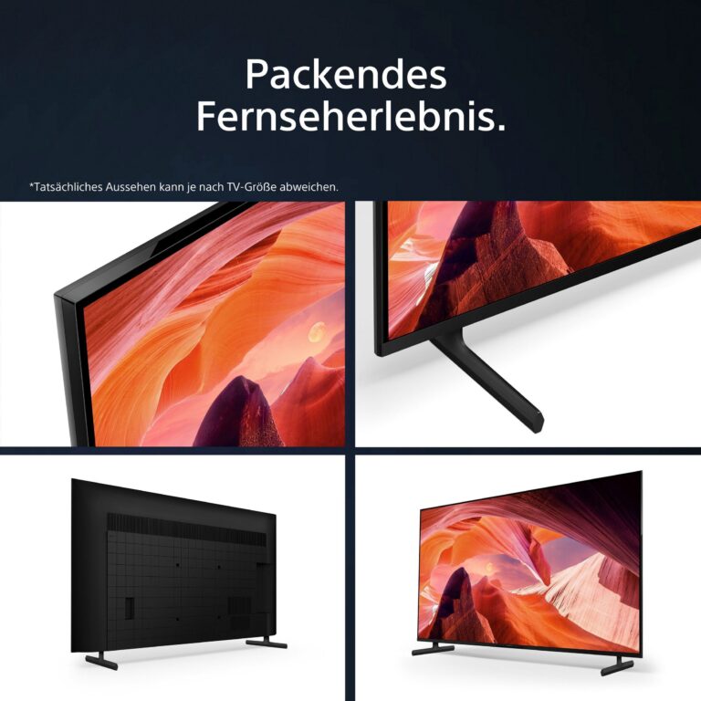 Sony KD-X85L 85 Zoll 4K Ultra HD Smart Google TV – mit Triluminos Pro, X1-Prozessor