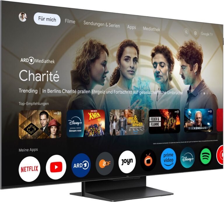 Fernseher TCL 50Q7CX1 50" – QD-Mini-LED mit 144 Hz, HDR10+ Dolby Vision,