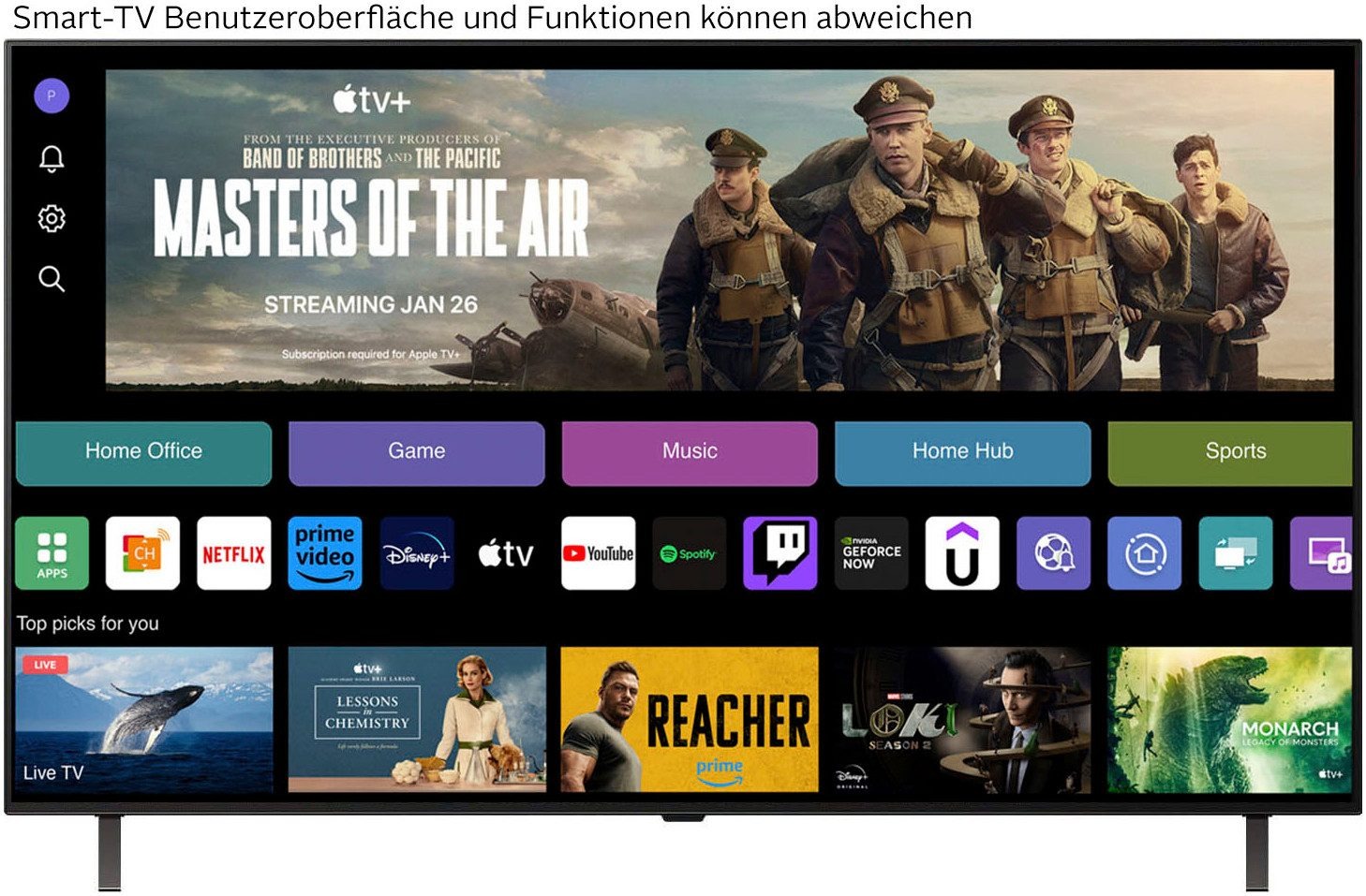 LG OLED AI TV 55 Zoll – Perfektes Schwarz – Bild 3