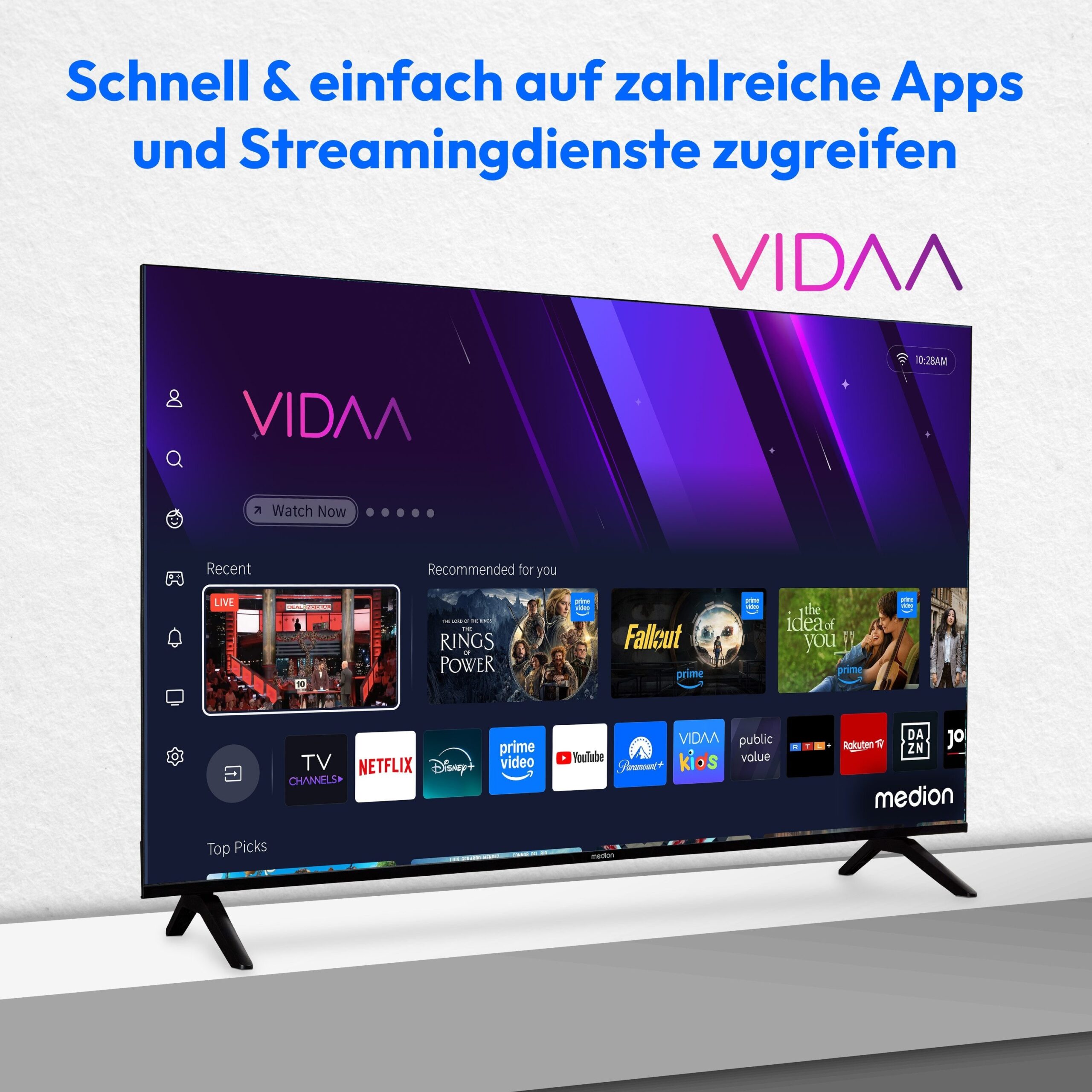 MEDION LIFE X8502508 MD850601 – 50 Zoll 4K QLED Smart TV – Bild 5