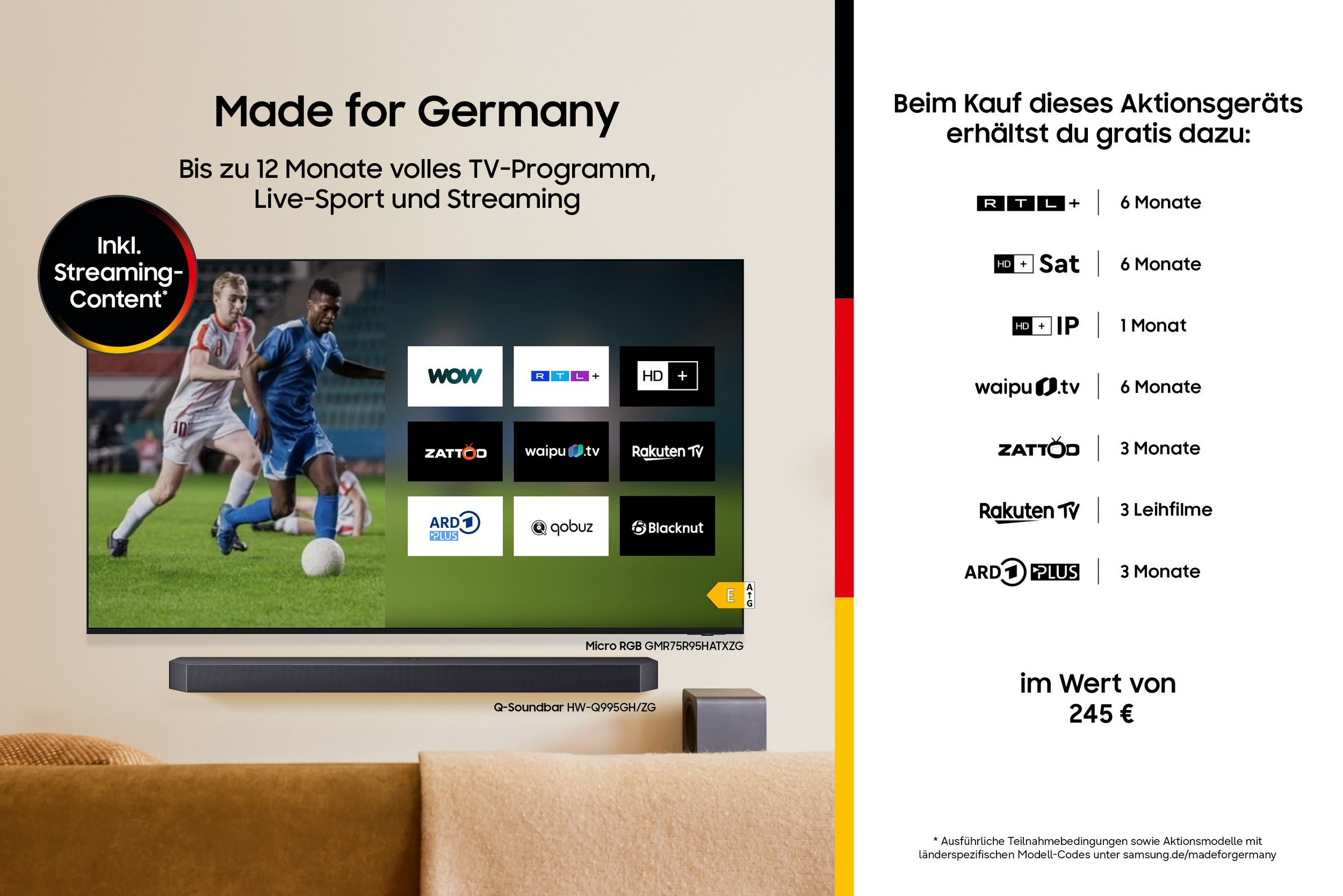 Fernseher Samsung Neo QLED 4K QN70F – Neo Quantum Mini LED, Neural Quantum – Bild 4