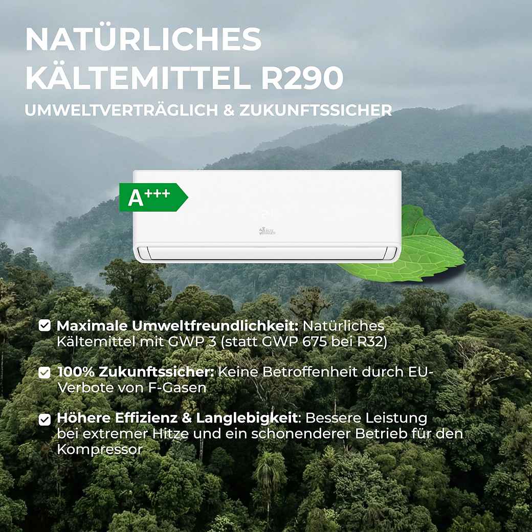 Split-Klimaanlage Kältebringer 12000 BTU – Energieeffiziente Klimatisierung für jede Jahreszeit – Bild 3