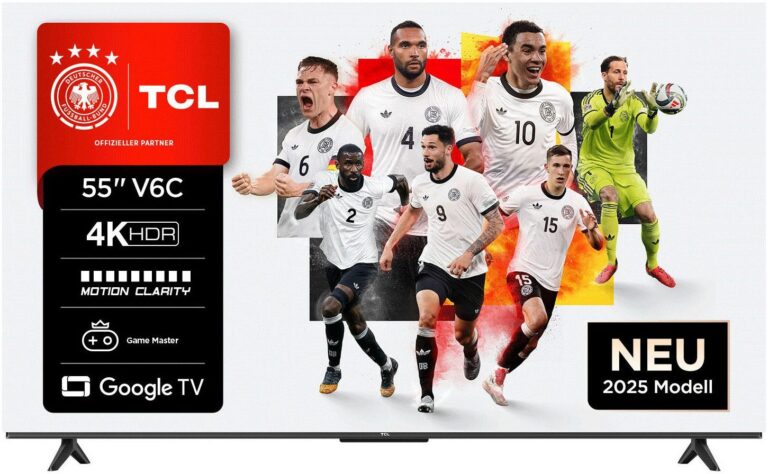 Fernseher TCL 55V6C 4K Ultra HD LED Smart TV – 55" Direct LED mit HVA-Panel