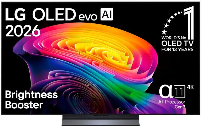 LG OLED55C64LA – 55 Zoll 4K OLED evo AI TV mit α11 Gen3 Prozessor