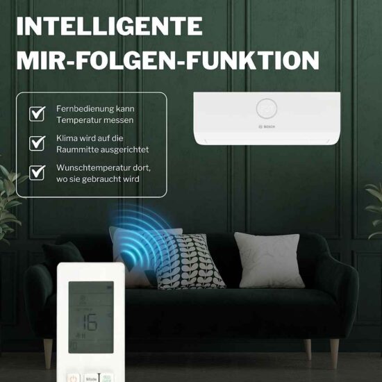 Multi-Split-Klimaanlage Bosch CL5000M 53/2 E + 2x CL3000iU W 20 E – Bild 3