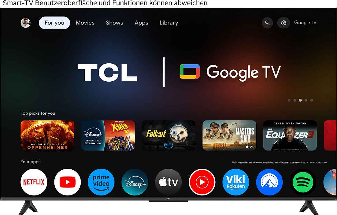 Fernseher TCL 55V6C 4K Ultra HD LED Smart TV – 55" Direct LED mit HVA-Panel – Bild 2