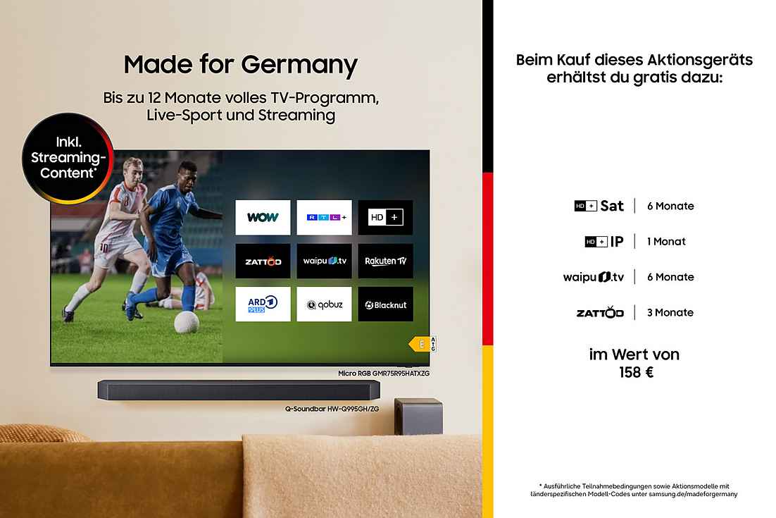 Fernseher Samsung Crystal UHD TV U7099F 4K Smart TV – Bild 2