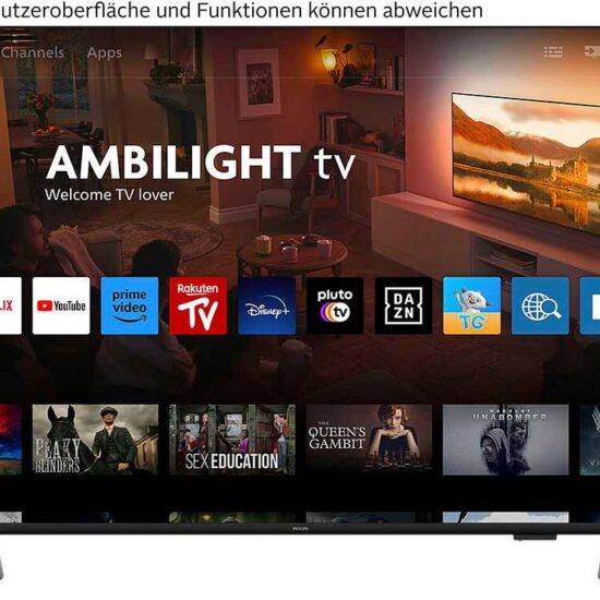 Smart TV Philips 75PUS8500/12 – 75 Zoll 4K LED mit 3-seitigem Ambilight, – Bild 2