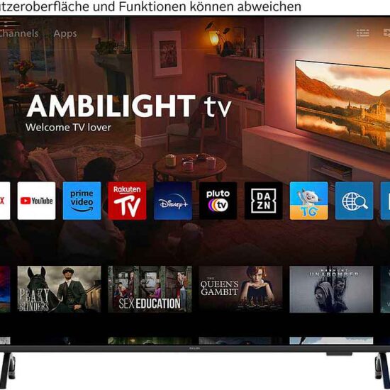 Philips 4K LED Smart TV 55PUS8000/12 – 3-seitiges Ambilight – Bild 3