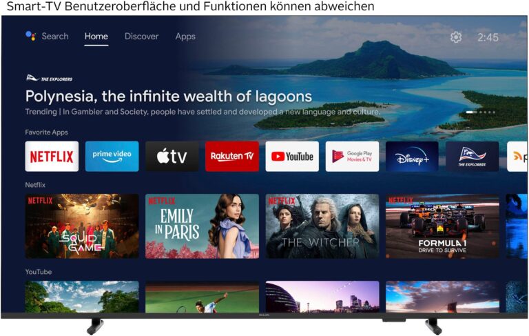 Fernseher Philips 75PUS7800/12 75 Zoll 4K QLED Smart TV
